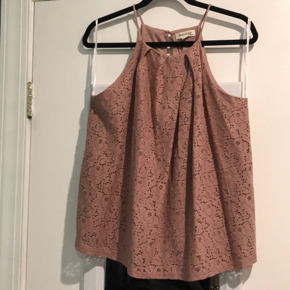 Monteau Tops - Adorable High-Neck Tank Monteau Tops - Adorable High-Neck Tank